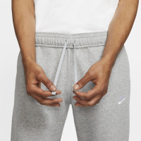 Nike Sportswear Club Fleece Joggingbroek Grijs Wit
