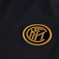Nike Inter Milan Dry Strike Trainingstrui 2019-2020 Zwart Goud