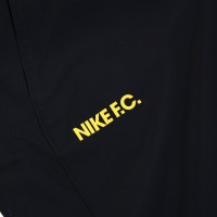 Nike F.C. Trainingsbroek Woven Zwart Wit Goud