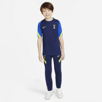 Nike Tottenham Hotspur Strike Trainingsshirt 2021-2022 Kids Blauw Geel