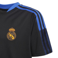 adidas Real Madrid Trainingsshirt 2021-2022 Kids Zwart