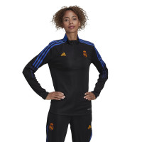 adidas Real Madrid Drill Trainingspak 2021-2022 Dames Zwart