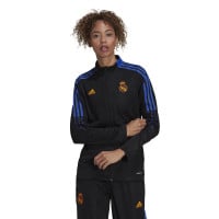 adidas Real Madrid Trainingsjack 2021-2022 Dames Zwart