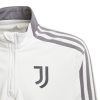 adidas Juventus 1/4 Trainingspak 2021-2022 Kids Wit Zwart